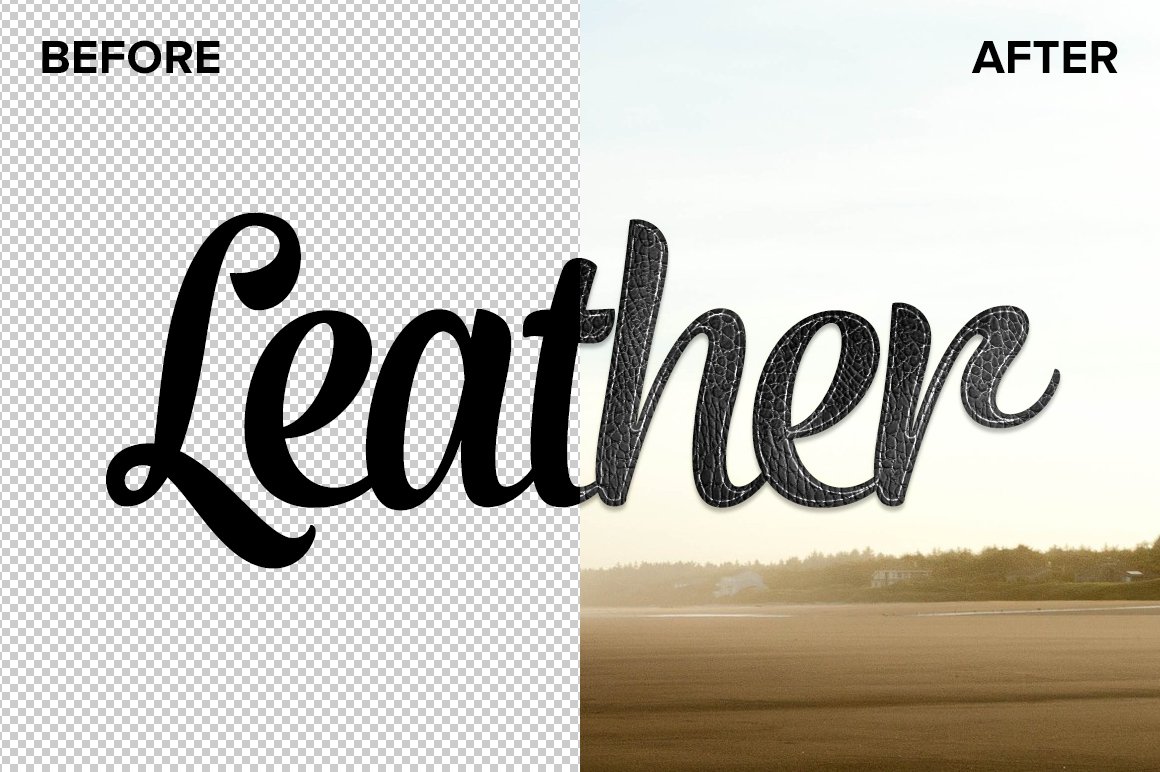 Leather Photoshop Layer Stylespreview image.