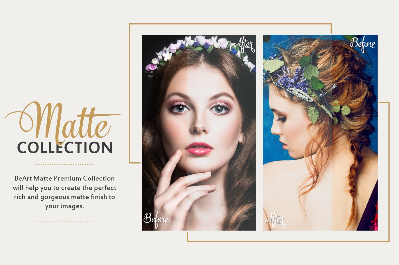 Matte Premium Photoshop Actionspreview image.