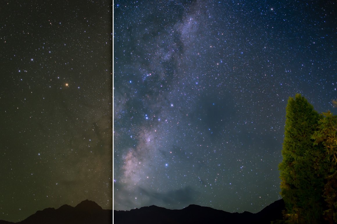 before after stars and night sky 28 923