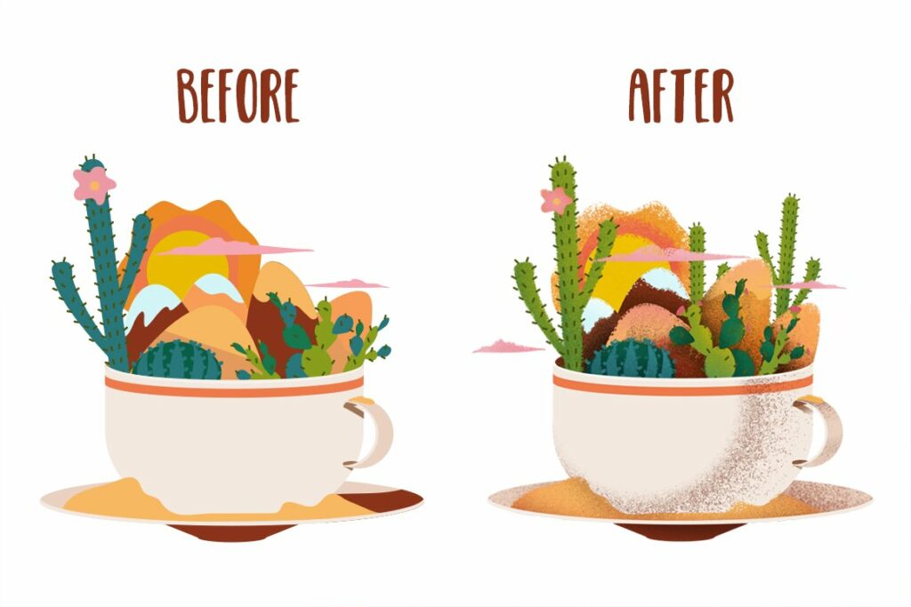 Grainy Brushes For MasterBundles