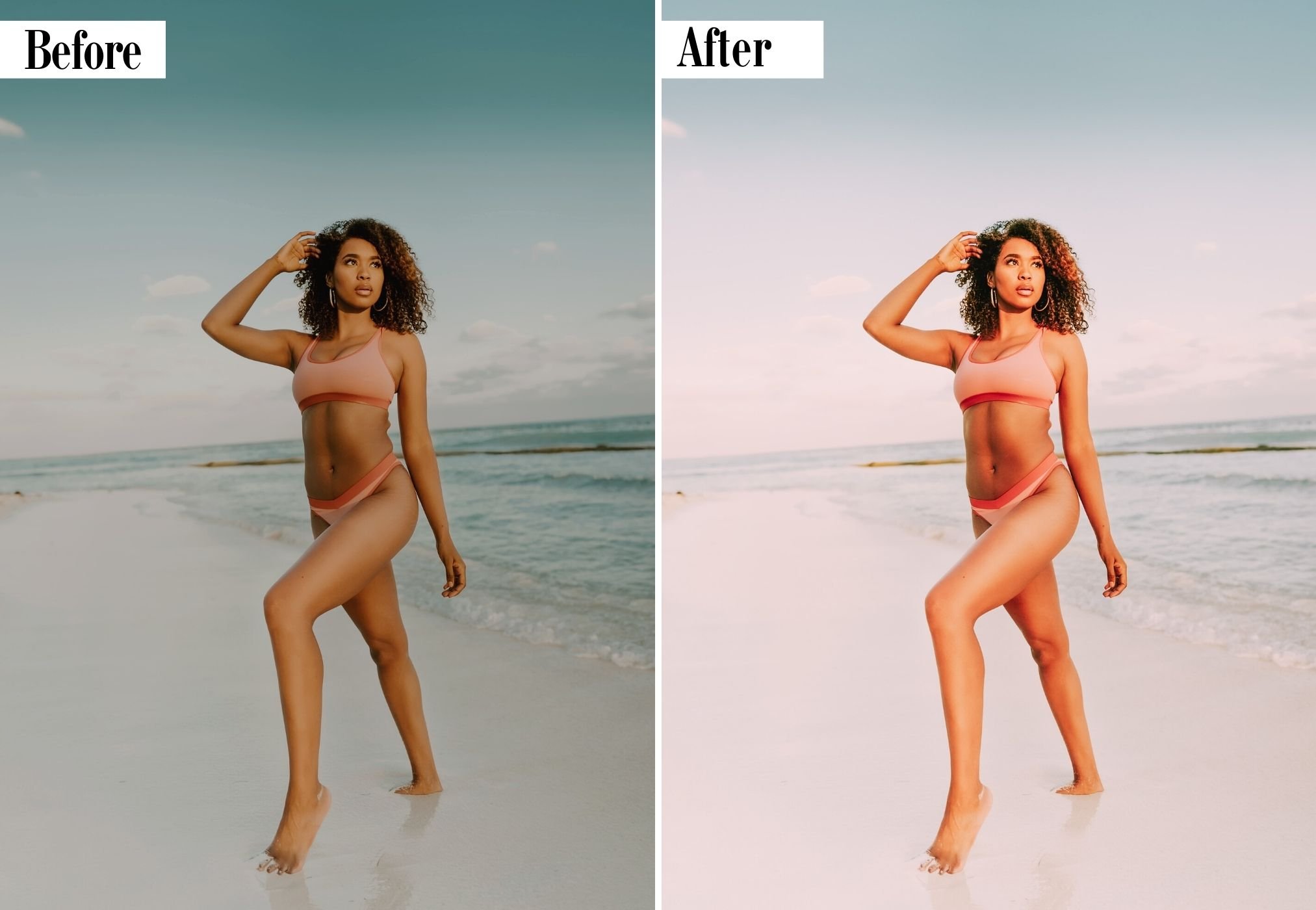 Summer Vibe Lightroom Presets Bundlepreview image.