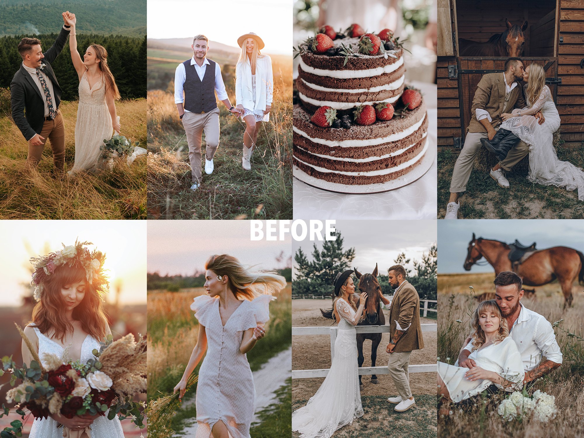 7 RUSTIC BOHO LIGHTROOM PRESETSpreview image.