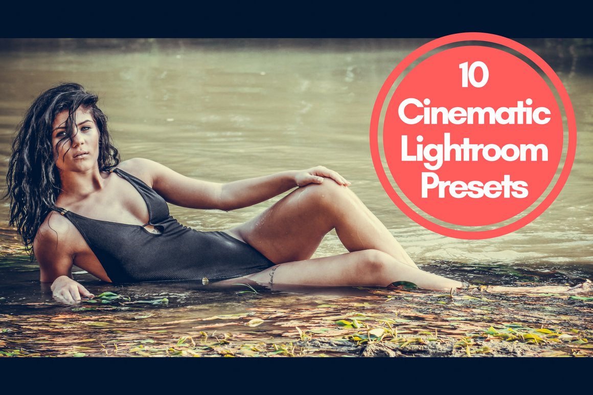 10 Cinematic Lightroom Presetscover image.