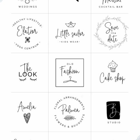 Bright Side script font & logos cover image.