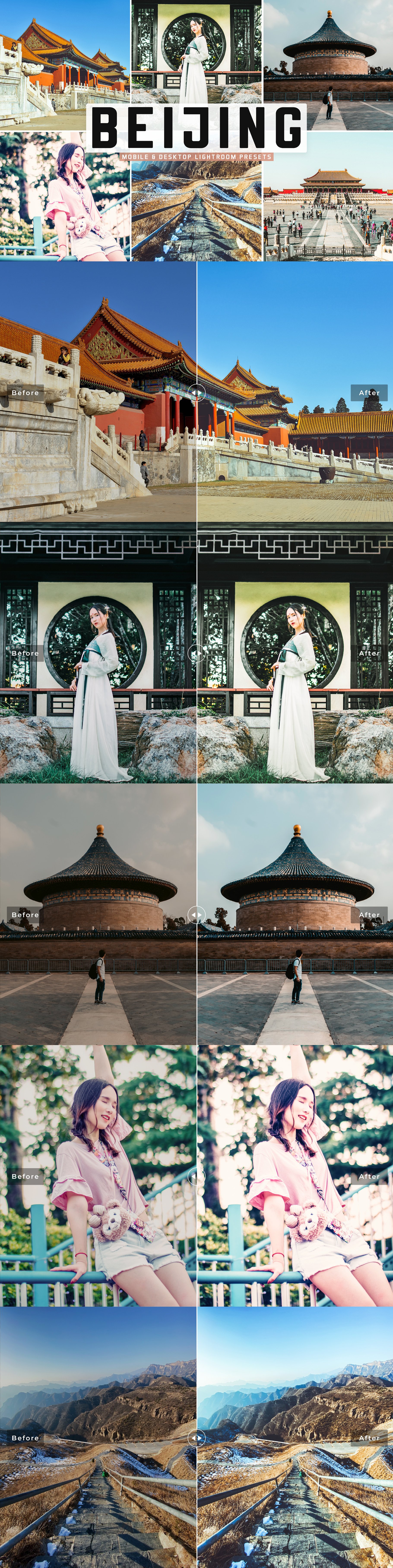 Beijing Lightroom Presets Packcover image.