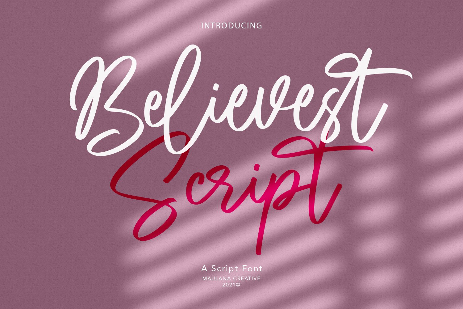 Believest Script Font cover image.