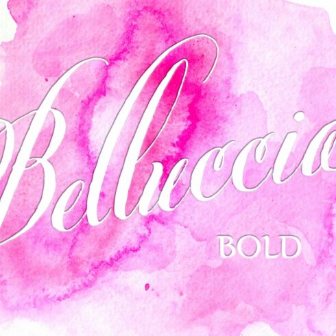 Belluccia Bold Font cover image.