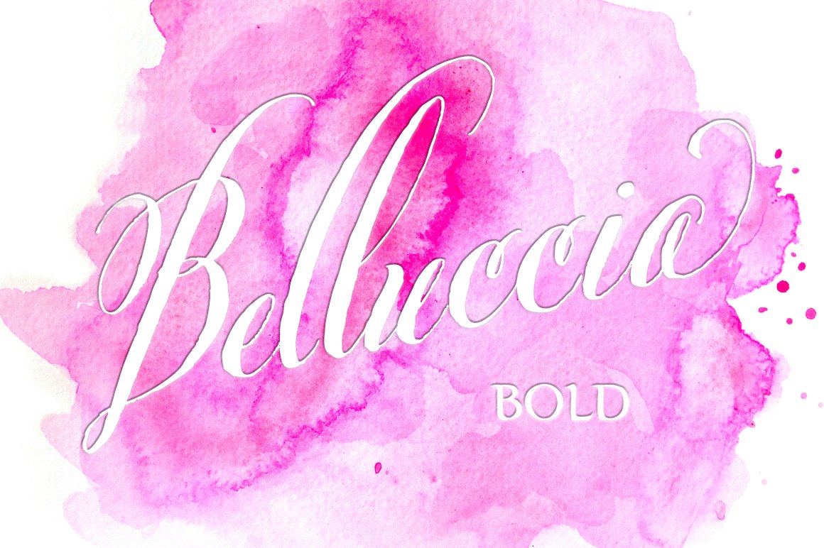 Belluccia Bold Font cover image.