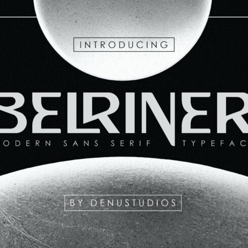 Belriner | Modern San Serif Typeface cover image.