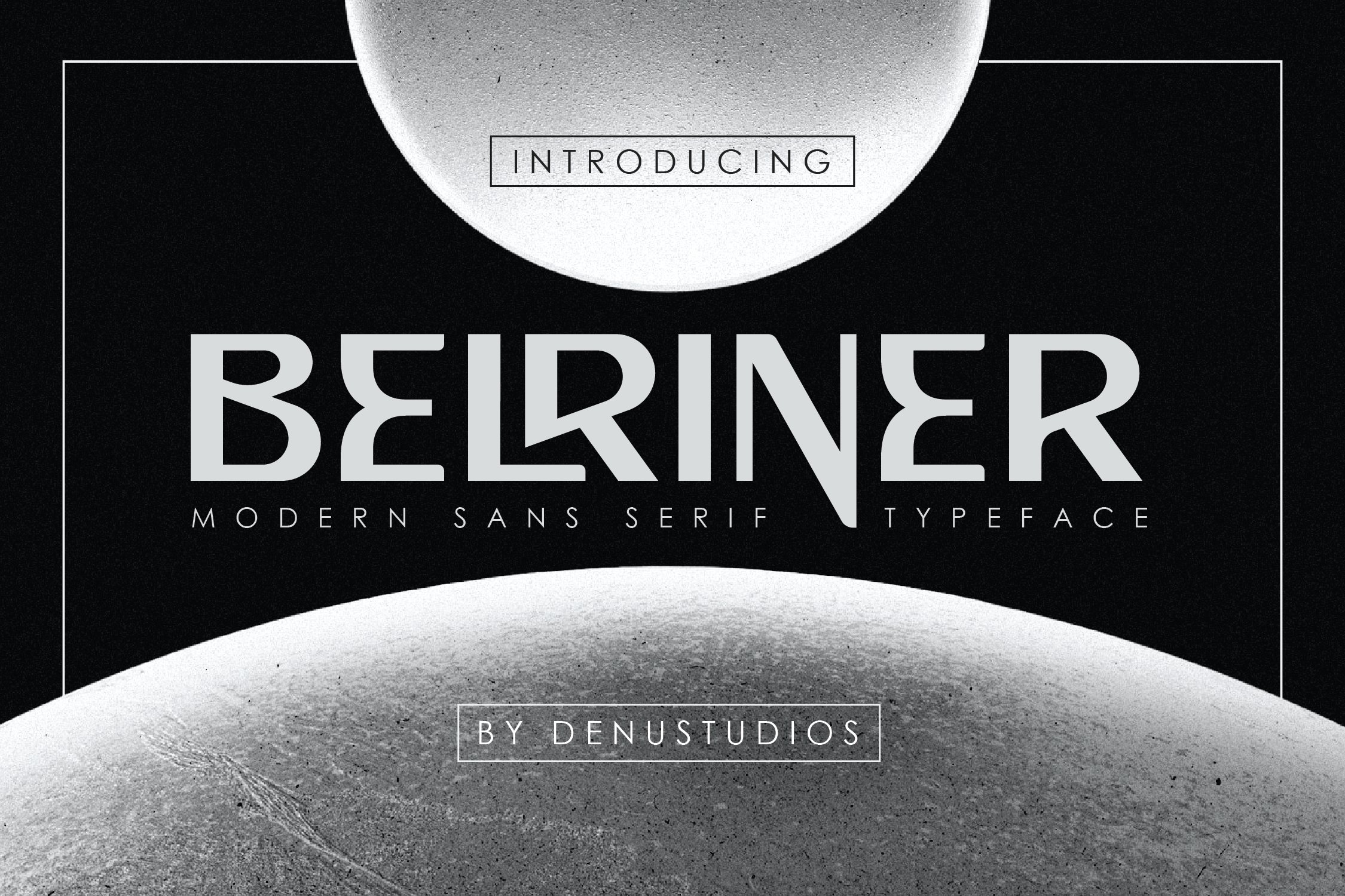 Belriner | Modern San Serif Typeface cover image.