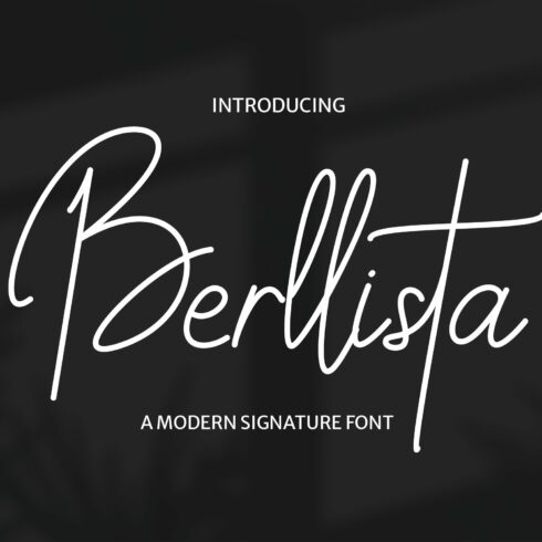 Modern Signature Fontcover image.