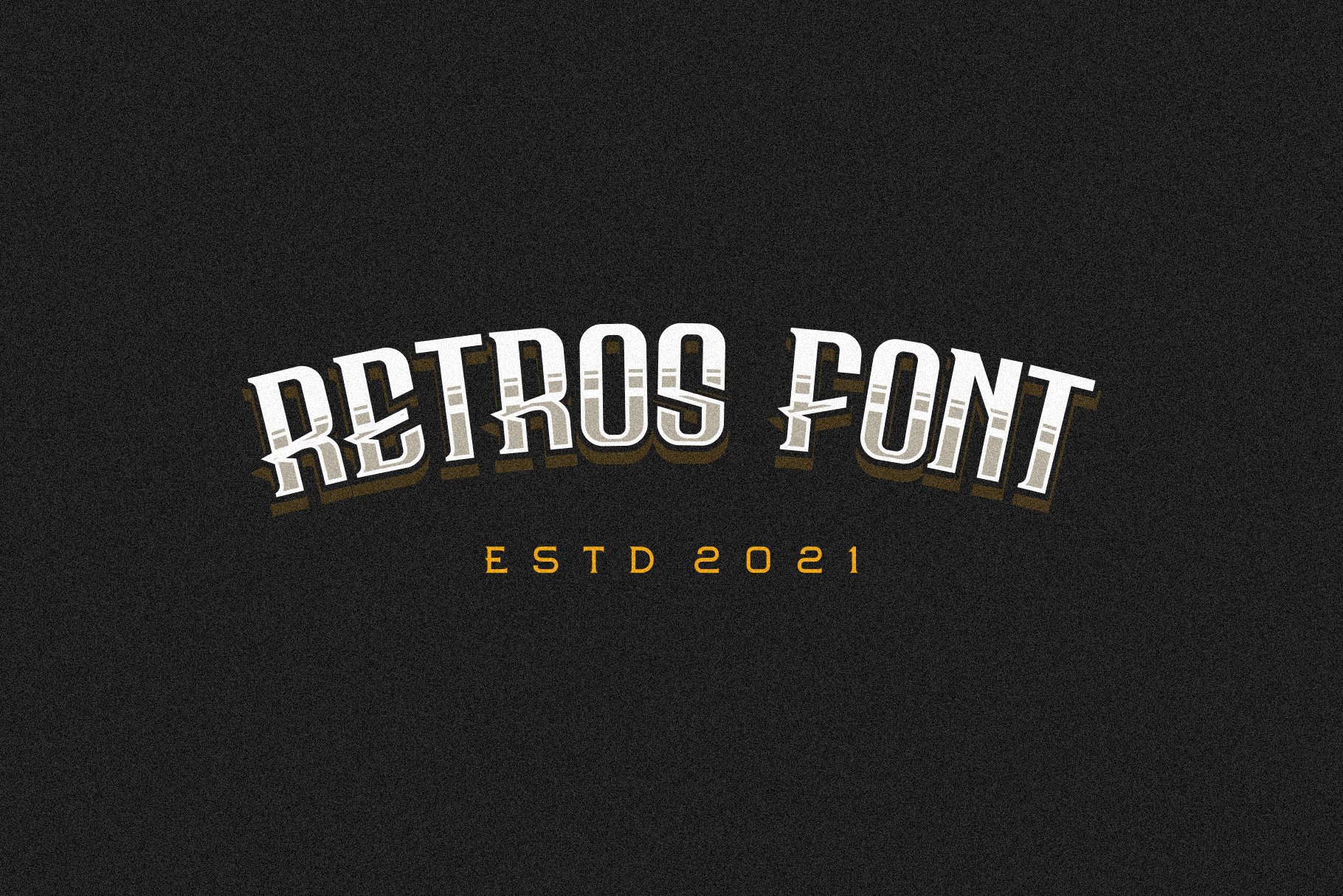Bersepeda Font Vintage Modern preview image.