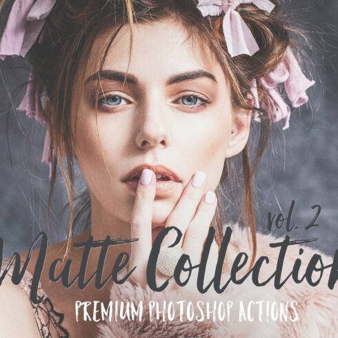 Matte Photoshop Actions & ACR presetcover image.