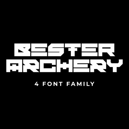 BESTER ARCHERY FONT FAMILY cover image.