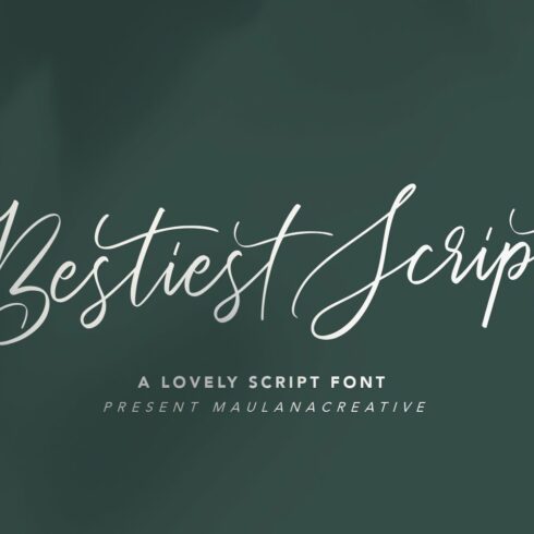 Bestiest Script Lovely Modern Font cover image.