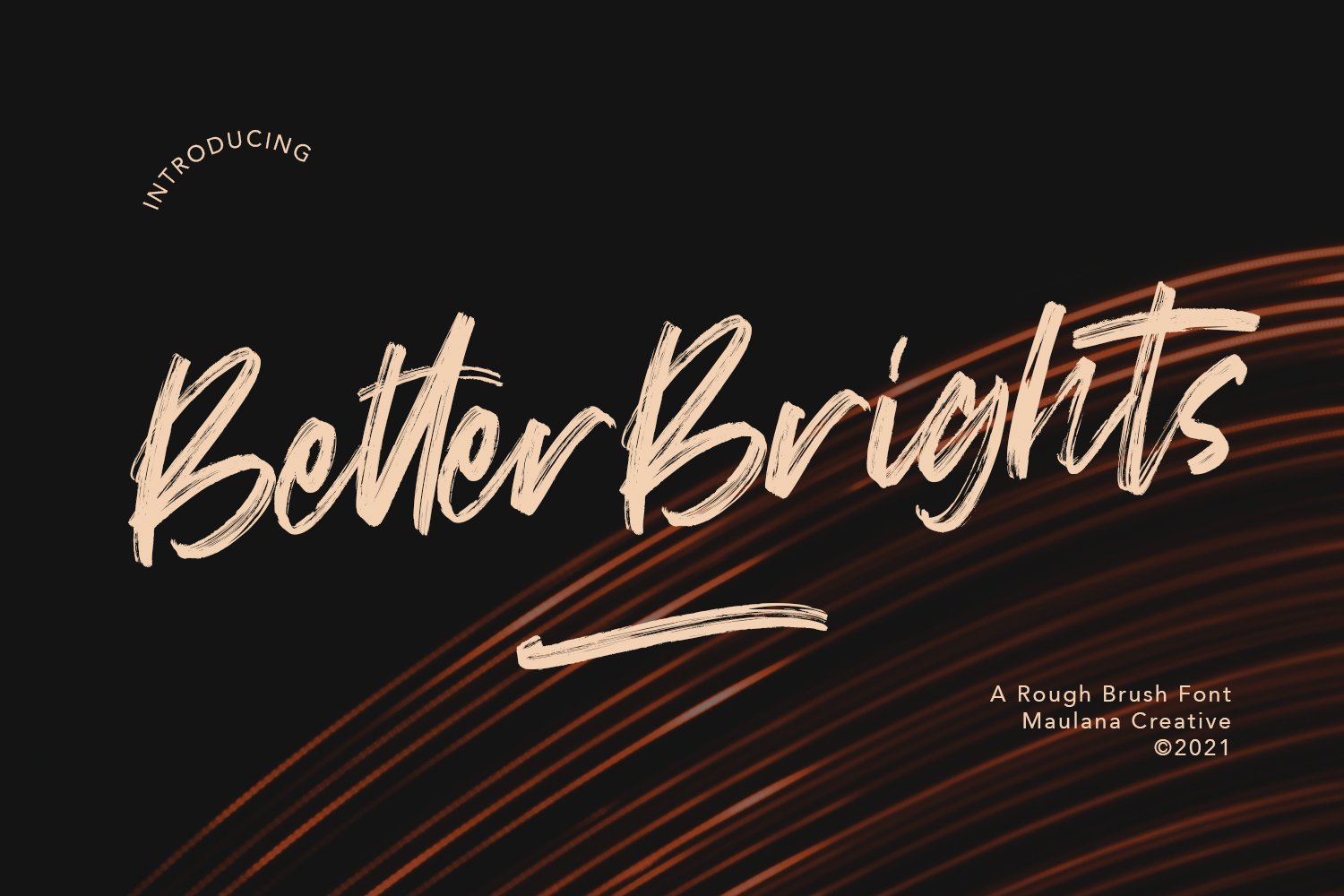 Better Brights Brush Font cover image.