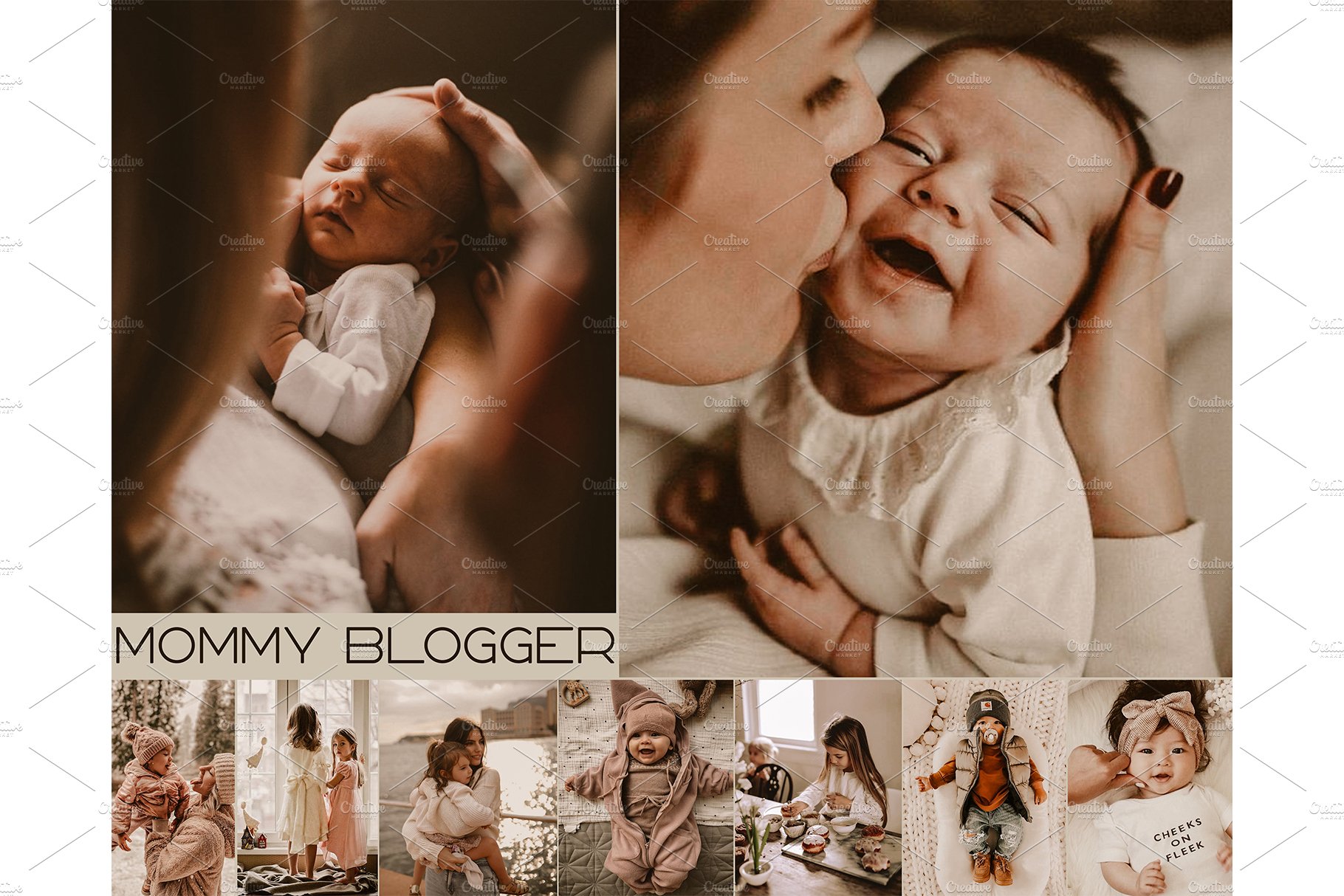 15 MOMMY BLOGGER Lightroom Presetscover image.