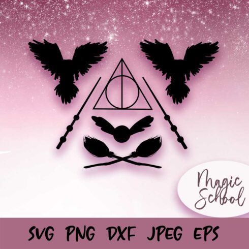 Magic and Witchcraft SVG png eps jpeg cover image.