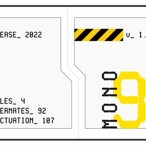 Mono 91 [Monospaced Font]cover image.