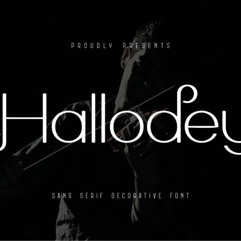 Hallodey Font cover image.