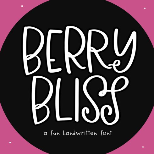 Berry Bliss | Fun Handwritten Font cover image.