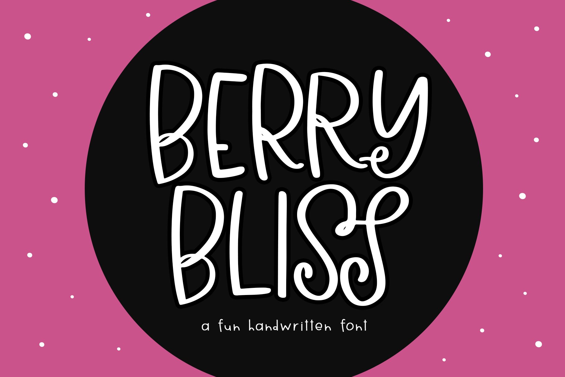 Berry Bliss | Fun Handwritten Font cover image.