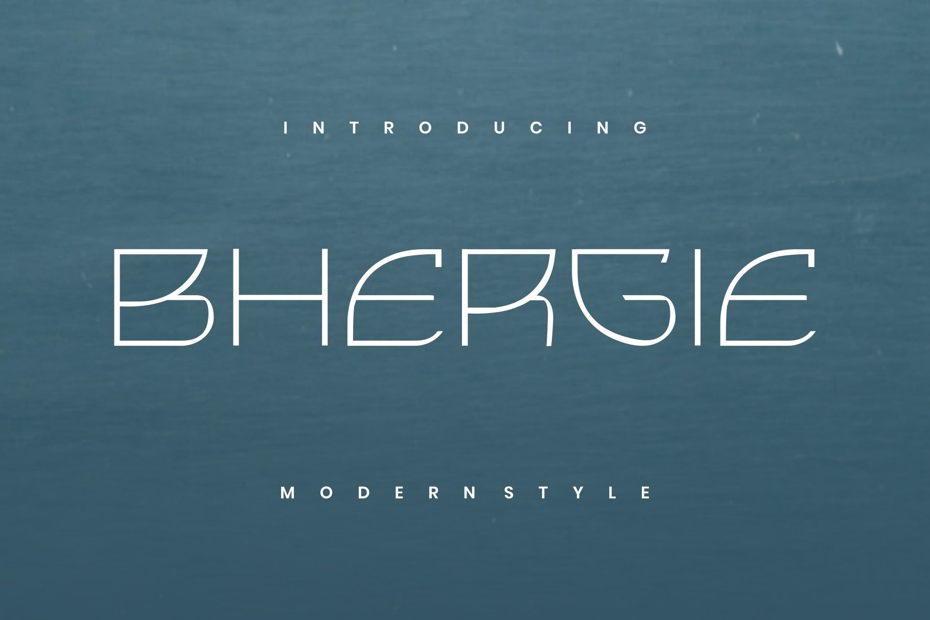 Bhergie - Modern Font cover image.