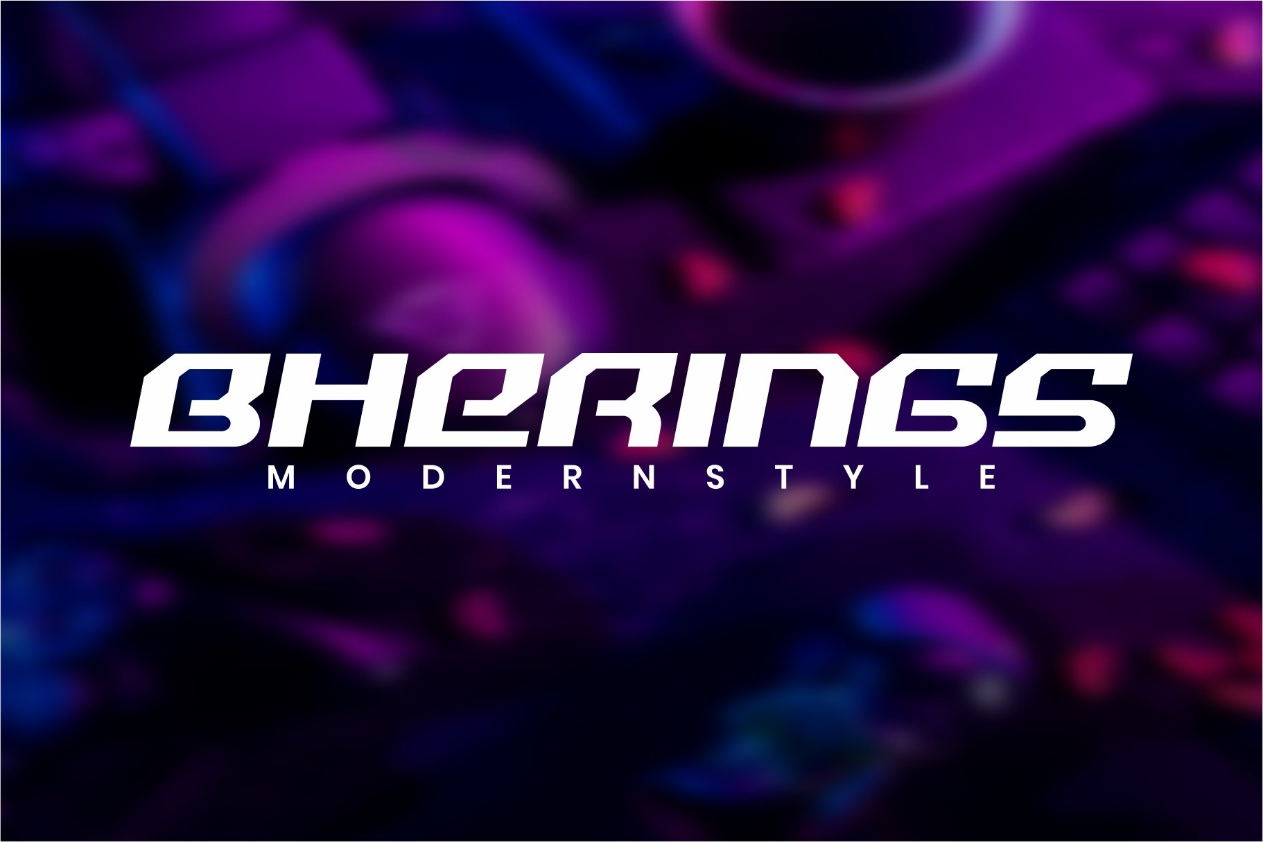 Bherings - Modern Font cover image.