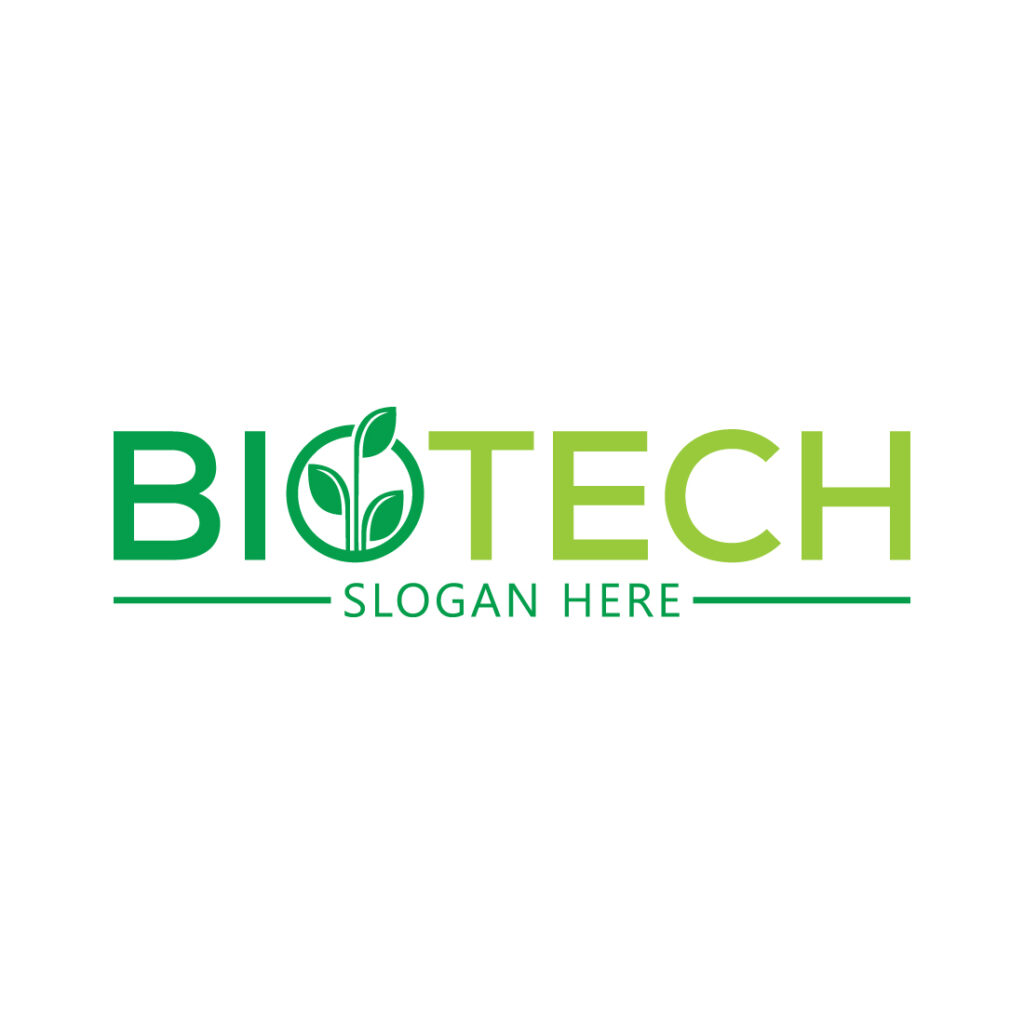 Biotechnology logo design, Vector design template - MasterBundles