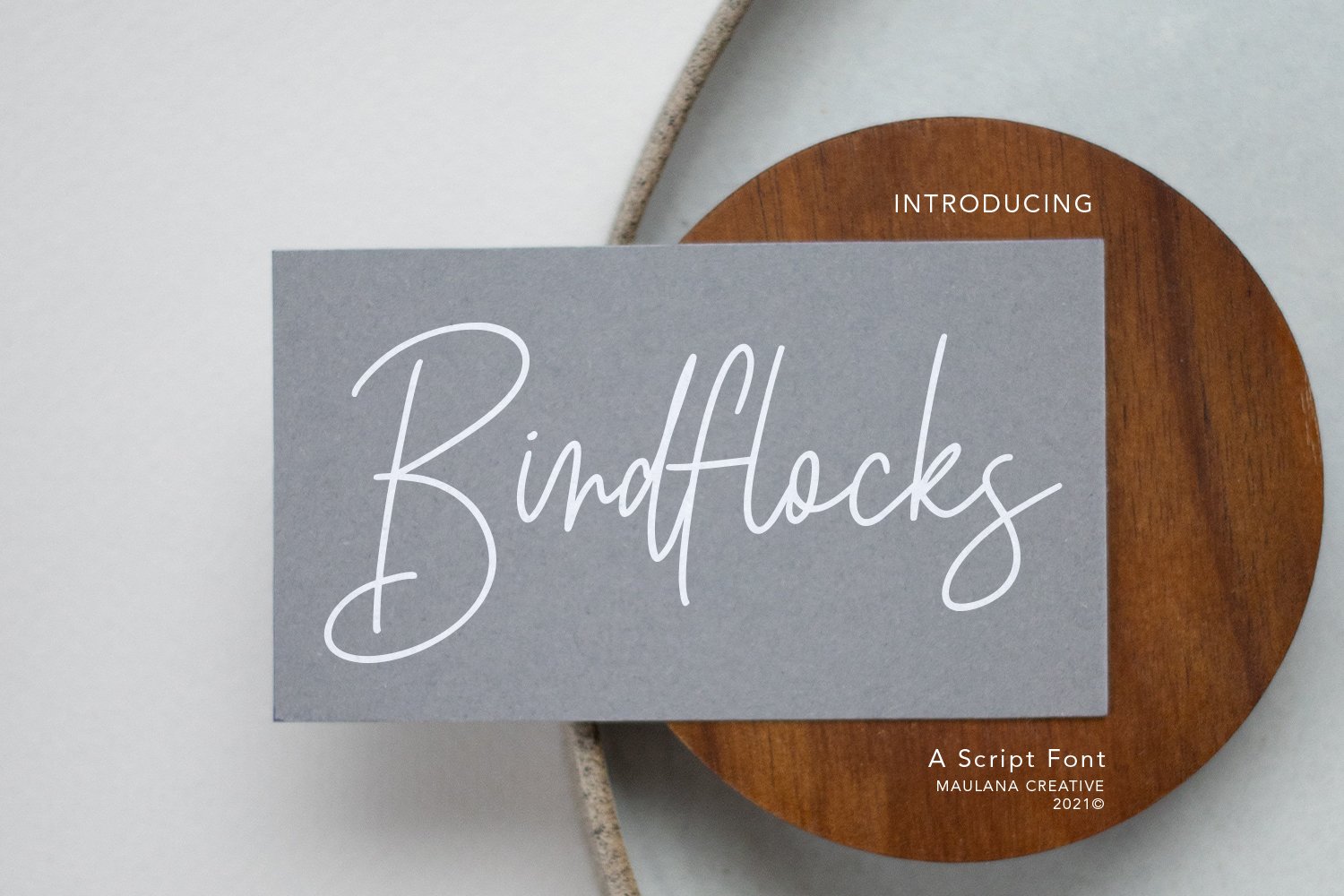 Birdflocks Script Font cover image.