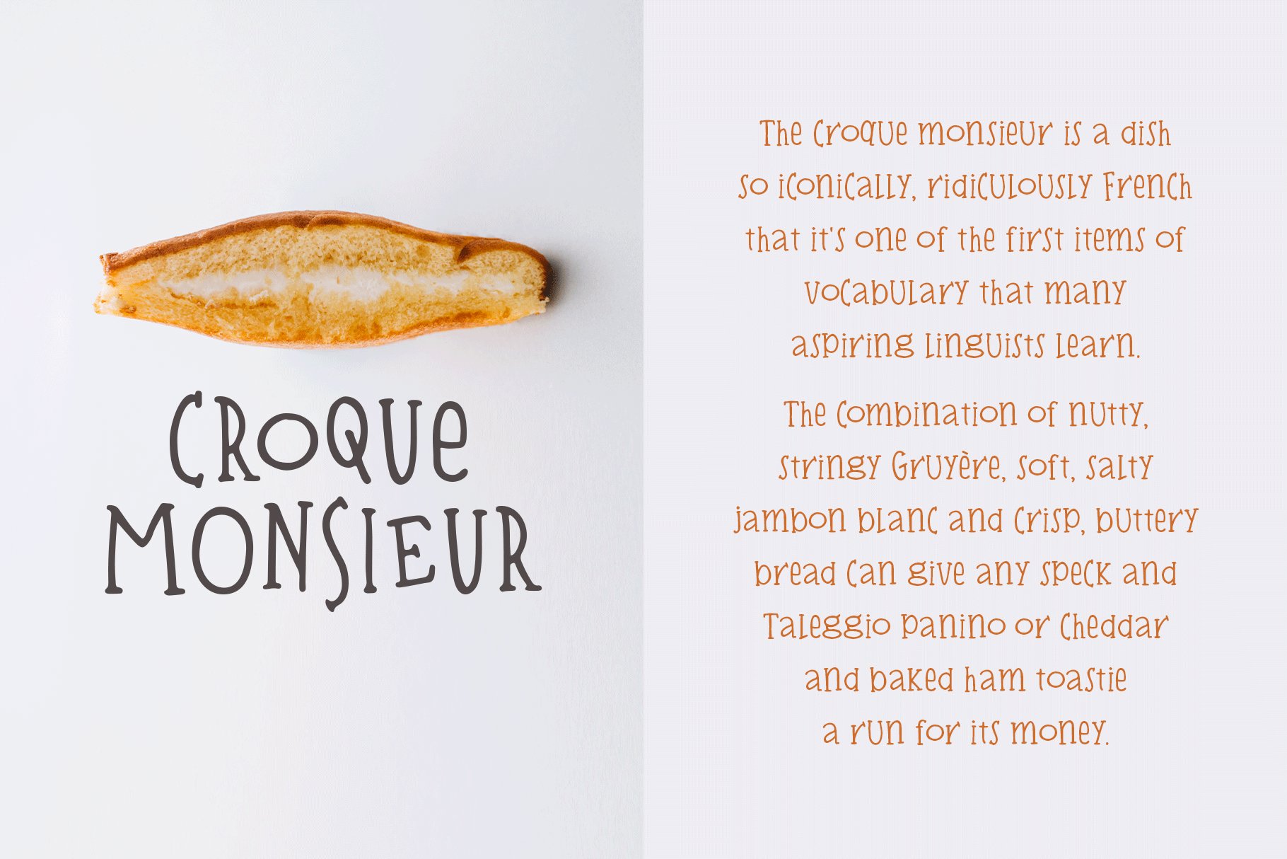 Bisquit | A Unique Serif Font preview image.