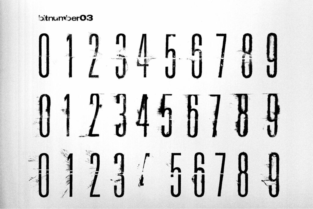 Bitnumber - OpenType SVG Font – MasterBundles