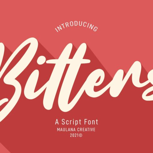 Bitters Script Font cover image.