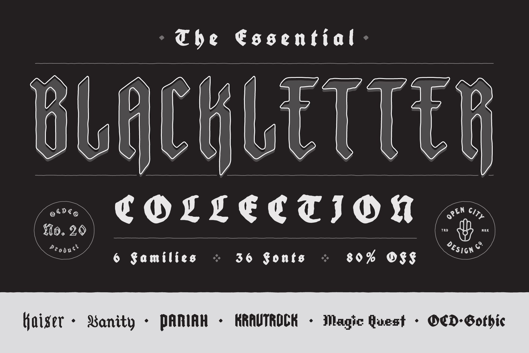 The Essential Blackletter Collection cover image.