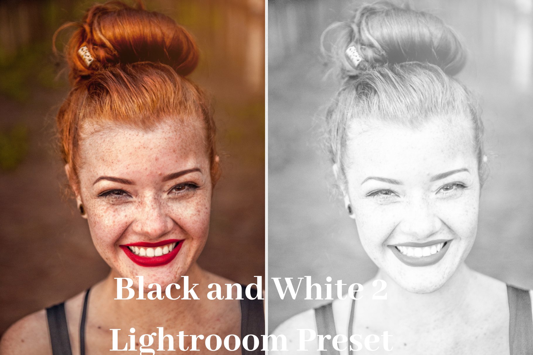 Black and White 2 Lightroom Presetcover image.