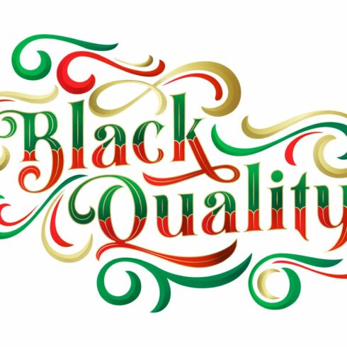 Black Quality Typeface cover image.
