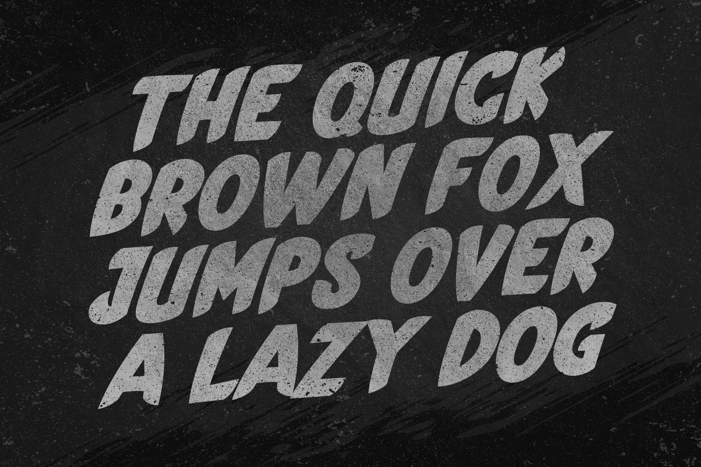 Black Sharp a Bold Font preview image.