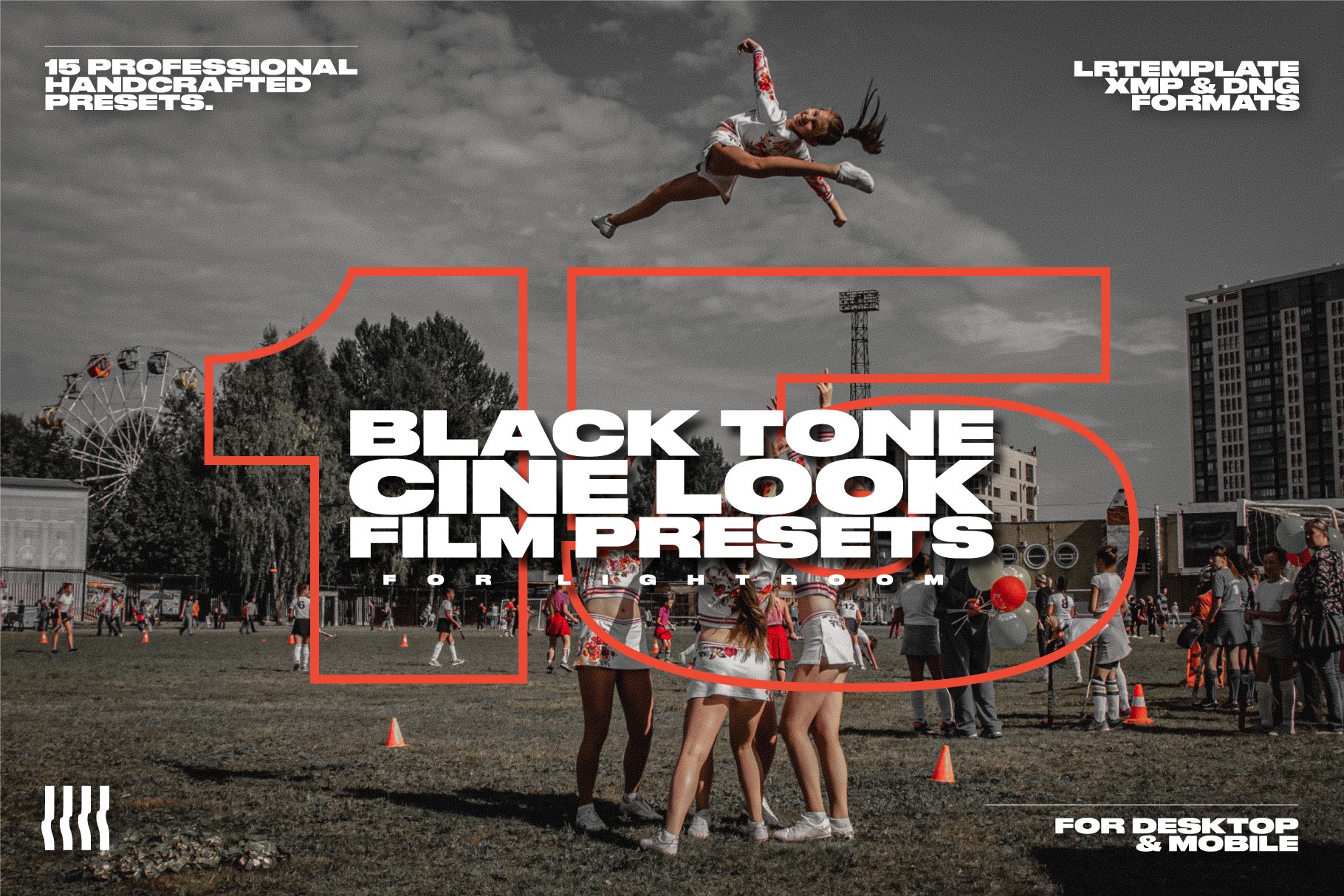 Black Tone Cine Look Film Presetscover image.