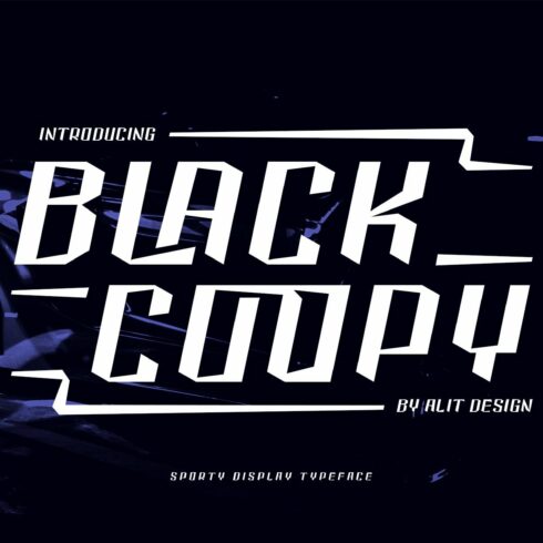 Black Coopy Typeface cover image.