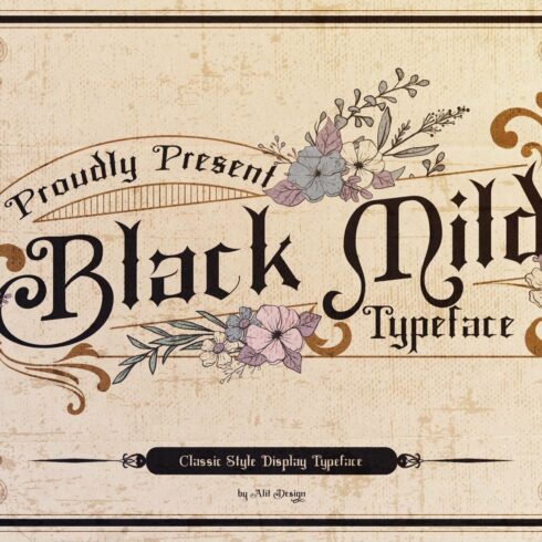 Black Mild Typeface cover image.