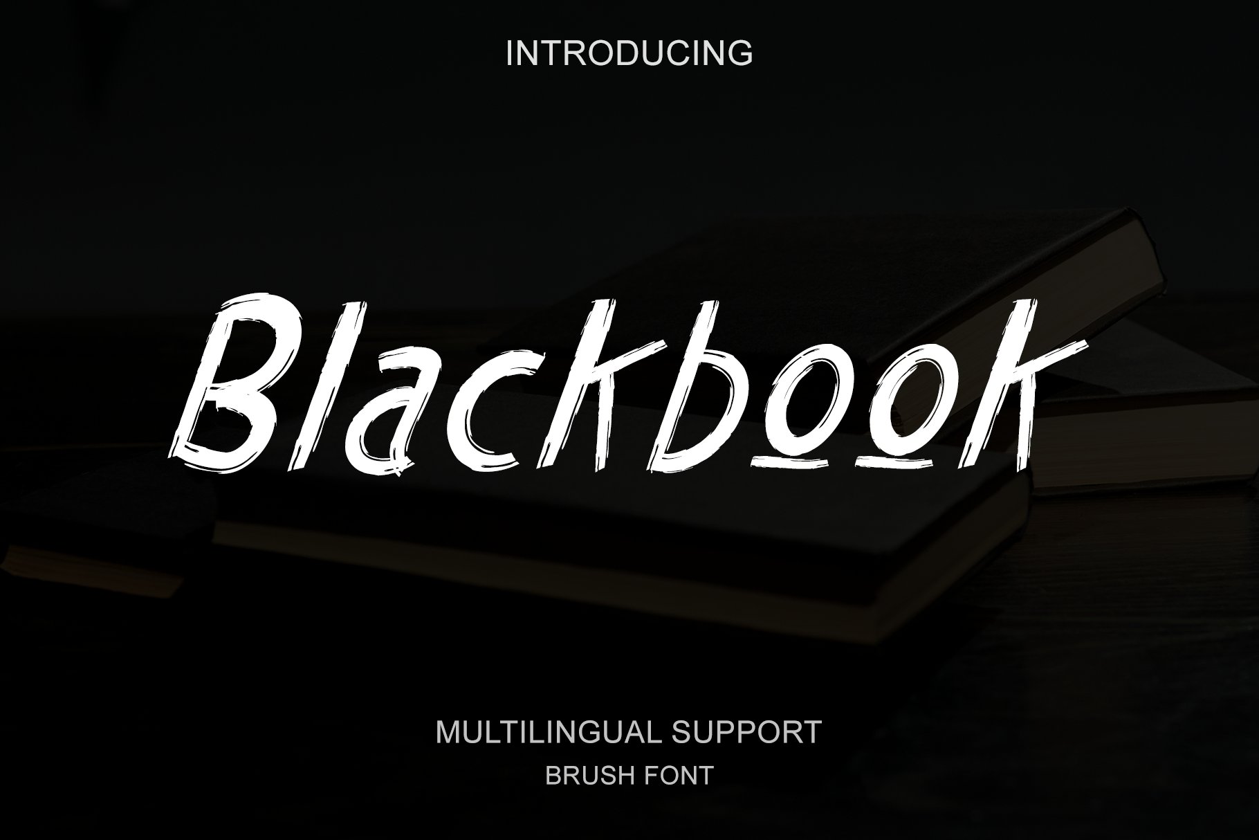 Blackbook - Brush font cover image.