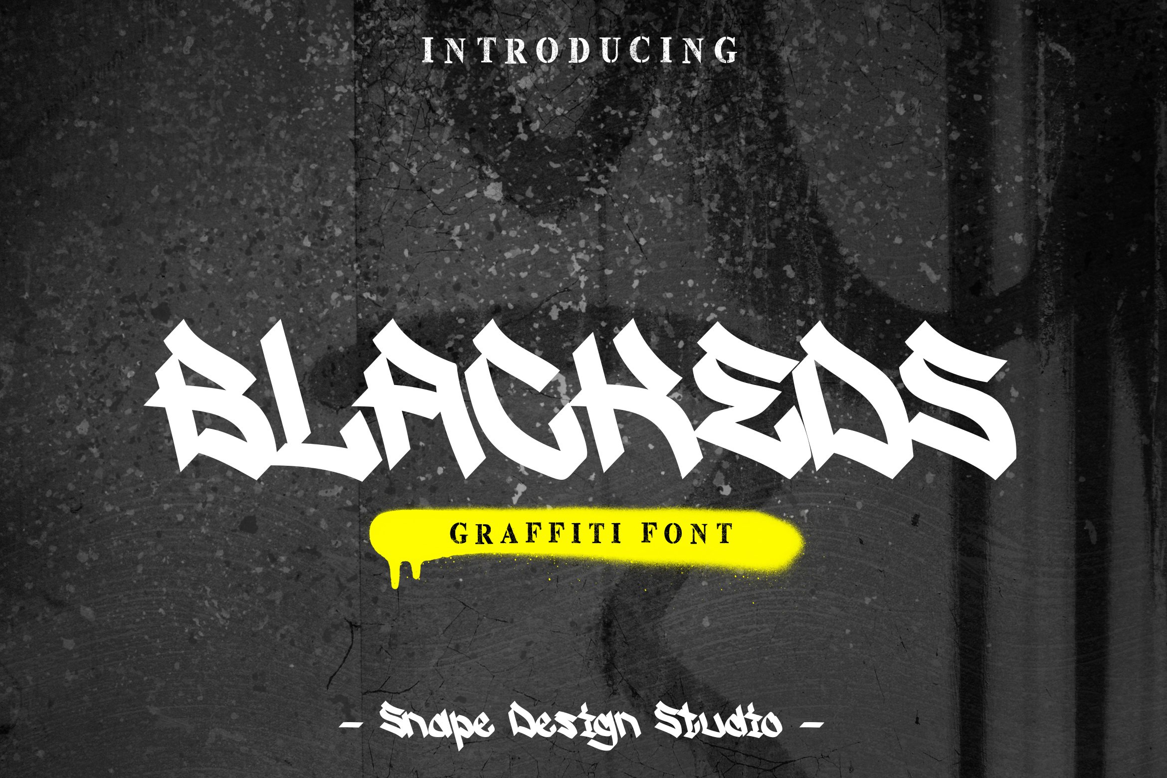Blackeds - Graffiti Font cover image.