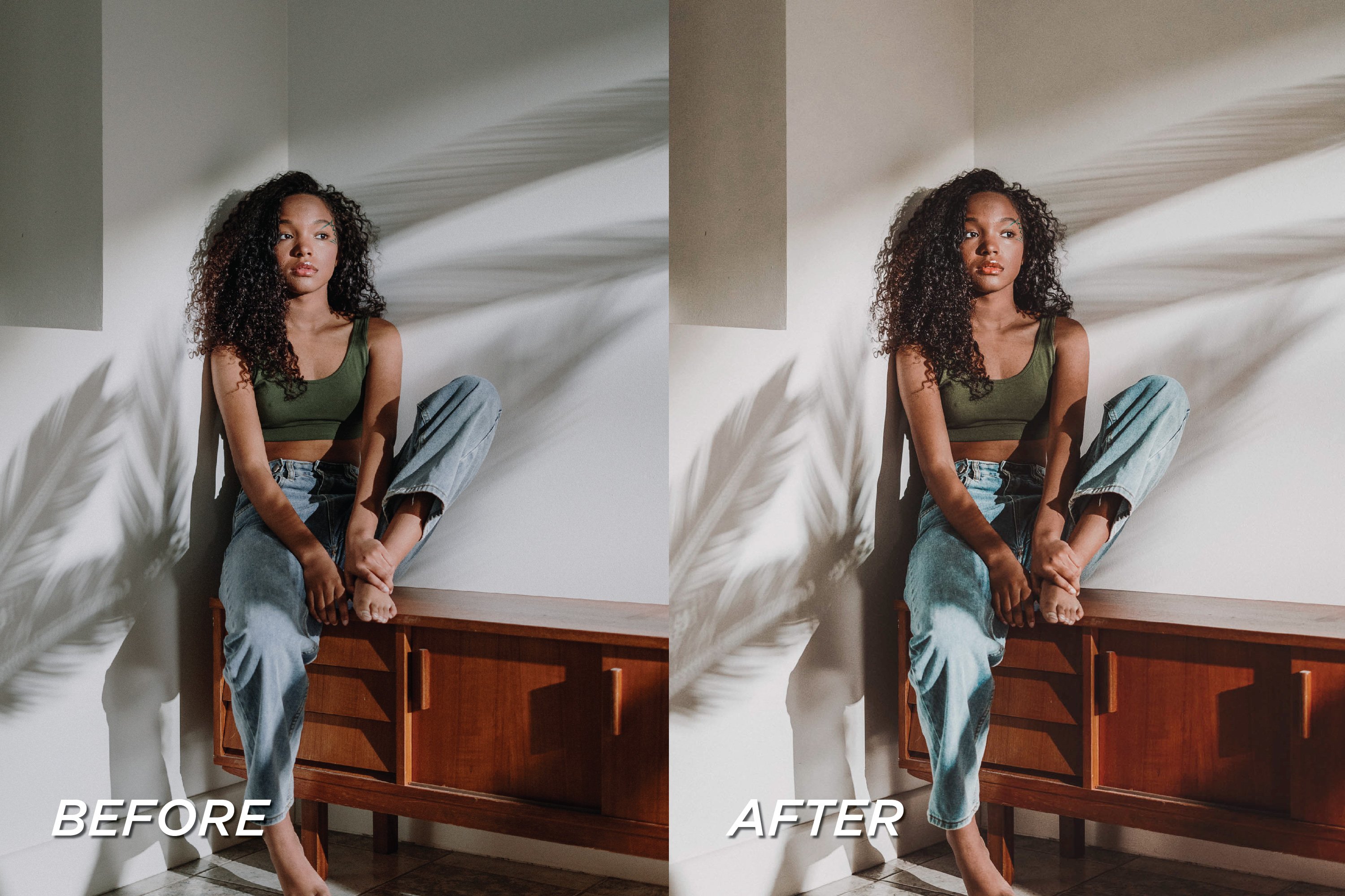 5 Dark Skin Lightroom Presetspreview image.