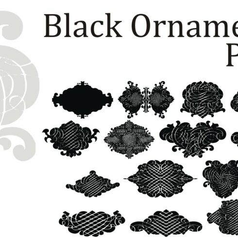 Black Ornaments Pack cover image.