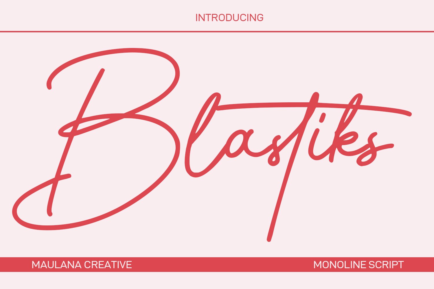 Blastiks Signature Font cover image.