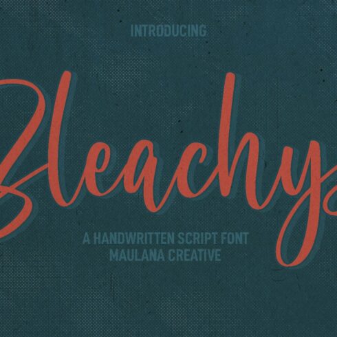 Bleachys Script Font cover image.