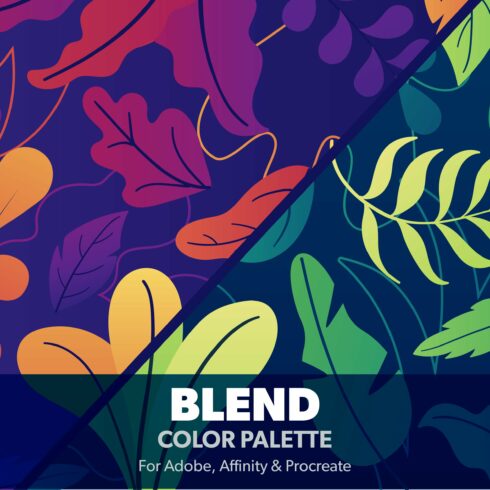 Blend color palette for AI, AF, Prcover image.