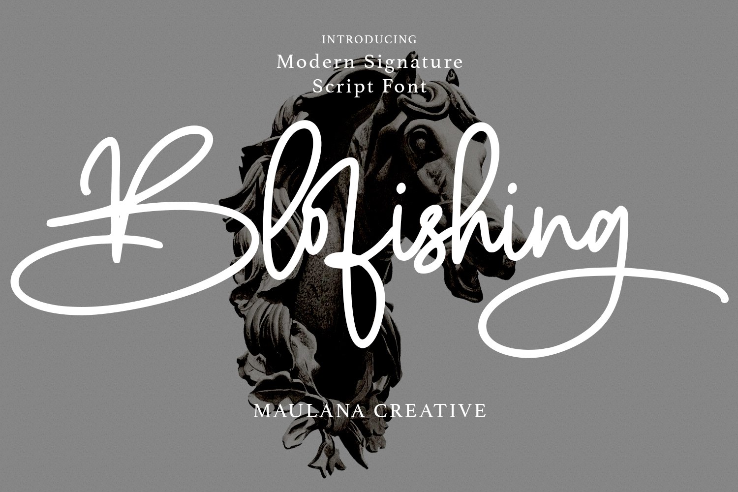 Blofishing Modern Signature Script F cover image.