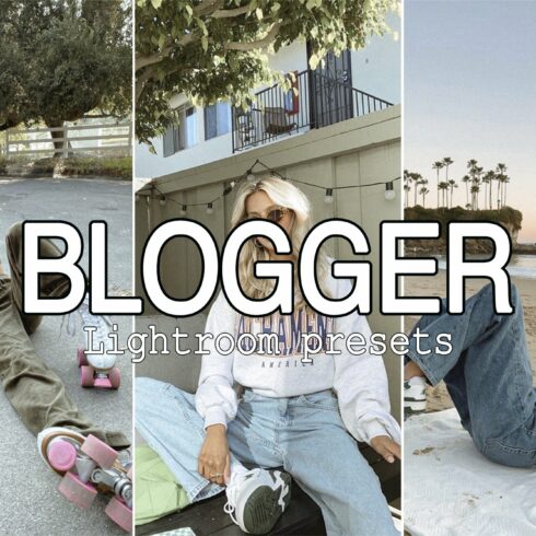 8 Blogger Lightroom Mobile Presetscover image.