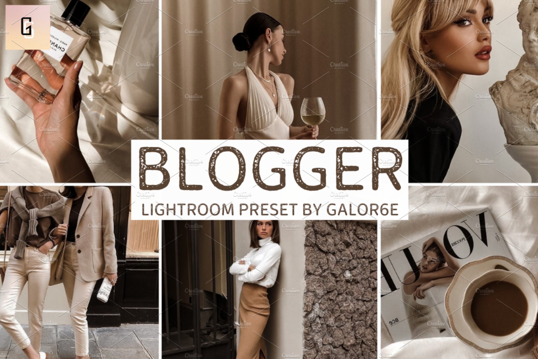 Lightroom Preset BLOGGER by GALOR6Ecover image.